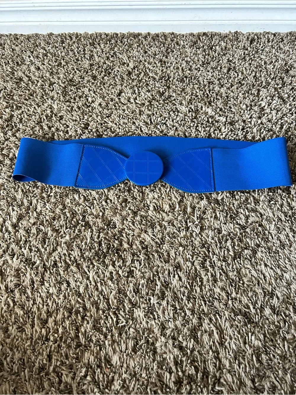 80s Blue Adjustable Belt Strap Accessory